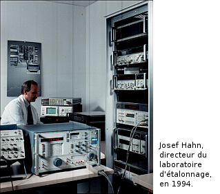Vers la page d'accueil : En 1994, Josef Hahn, le directeur du laboratoire d'talonnage accrdit Systems Engineering.