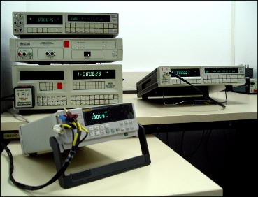 Mulitifunction calibrator,  digital multimeter 8,5 digits and  transfer standard